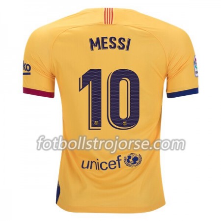 FC Barcelona Matchtröjor Lionel Messi 10 Borta Fotbollströja 2019-2020